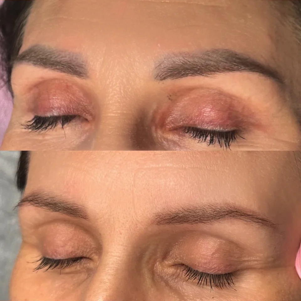 Usuwanie makijażu permanentnego — realizacja Esthetics by Olena
